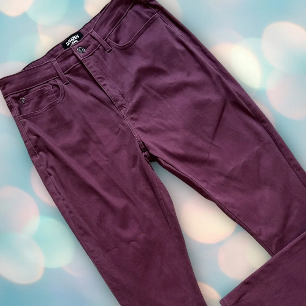 Levi’s Plus Size Women’s Purple Burgundy High Rise Super Skinny Jeans Size 18 - Picture 3 of 8